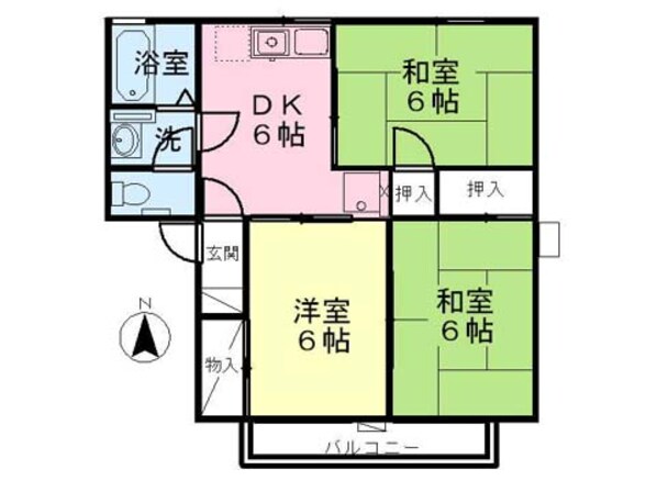 アトリエ参番館の物件間取画像